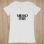 Milano Italy Organic Cotton Womens Graphic Tee