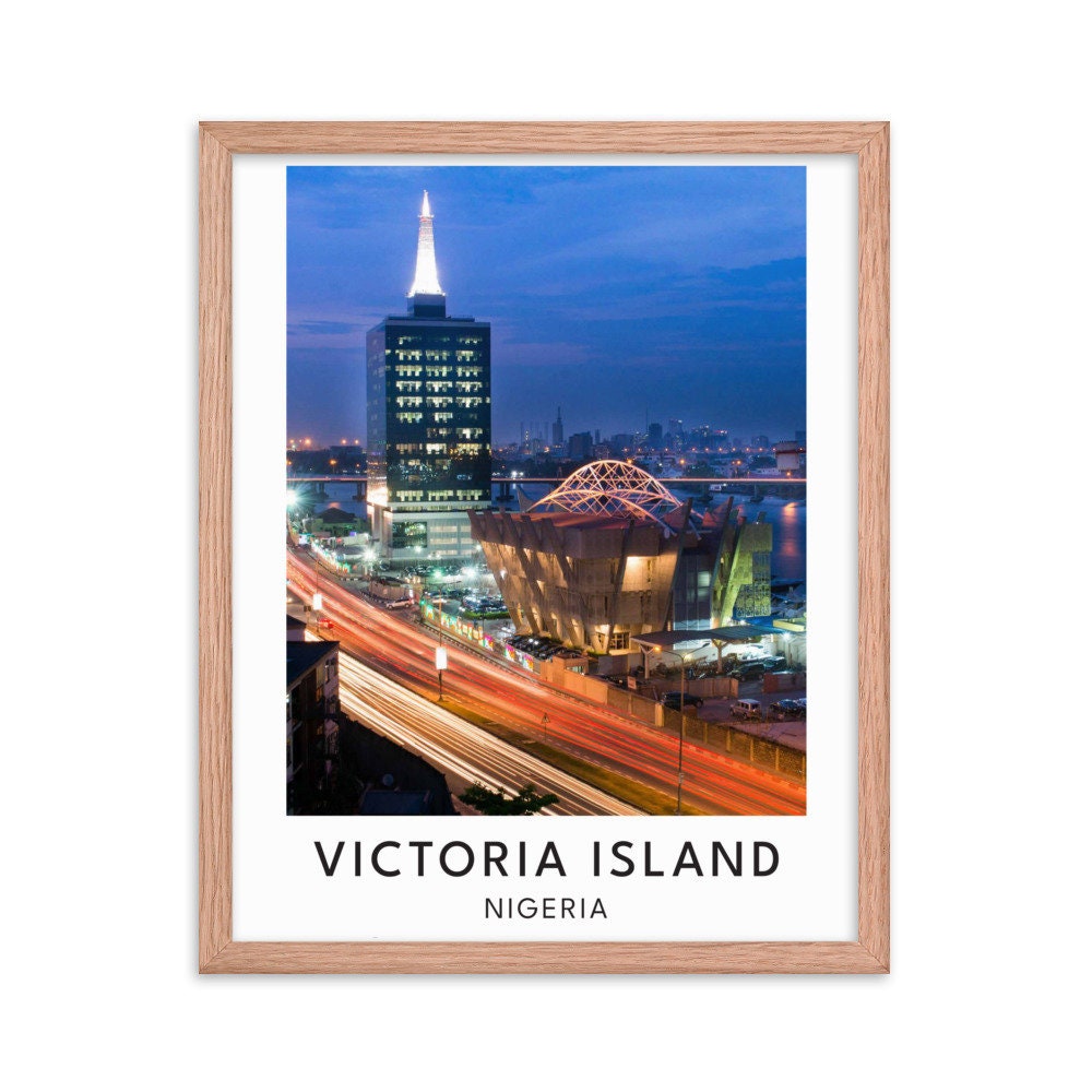 Victoria Island Nigeria Wall Art | Art Print Poster | Nigeria Landscape Framed Print