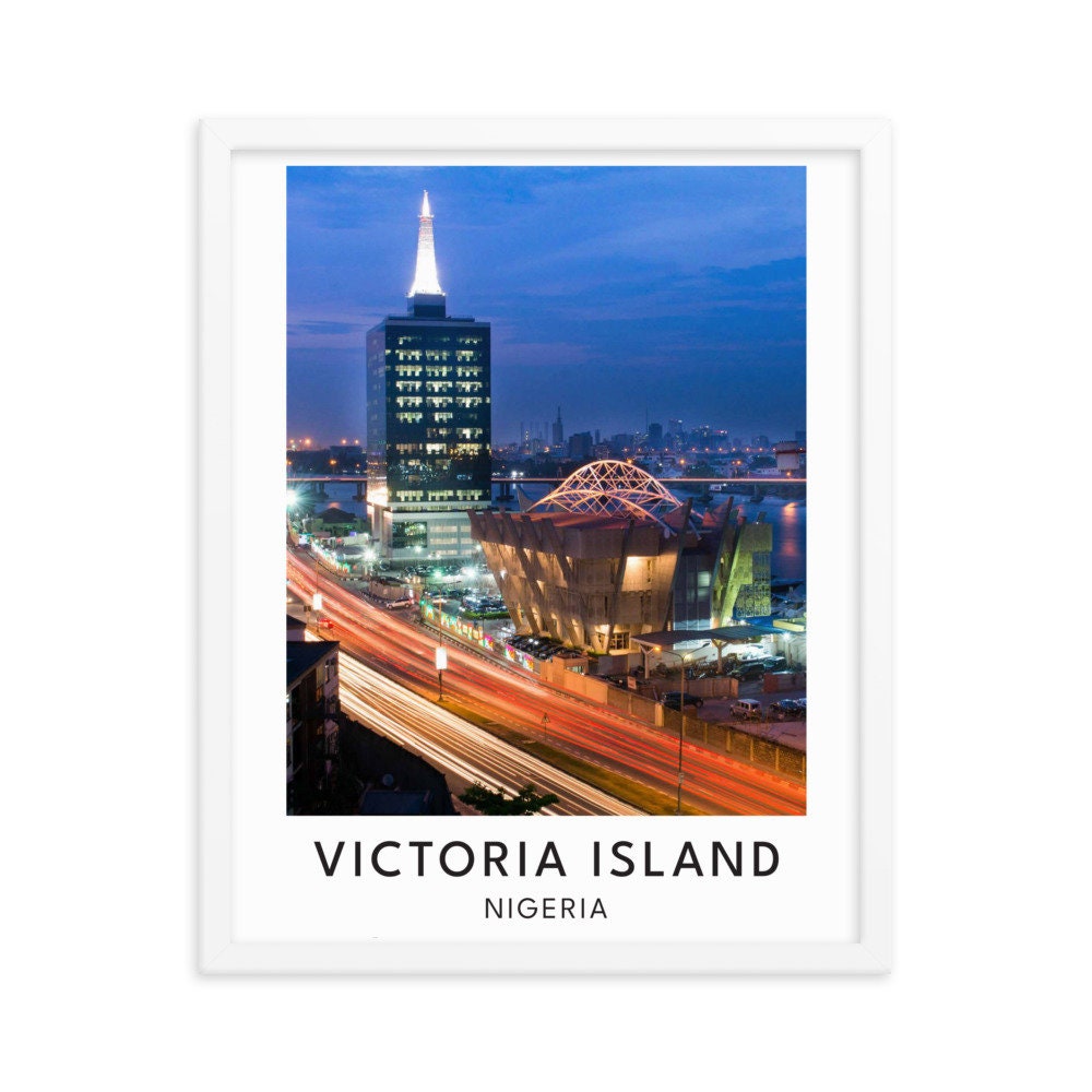 Victoria Island Nigeria Wall Art | Art Print Poster | Nigeria Landscape Framed Print