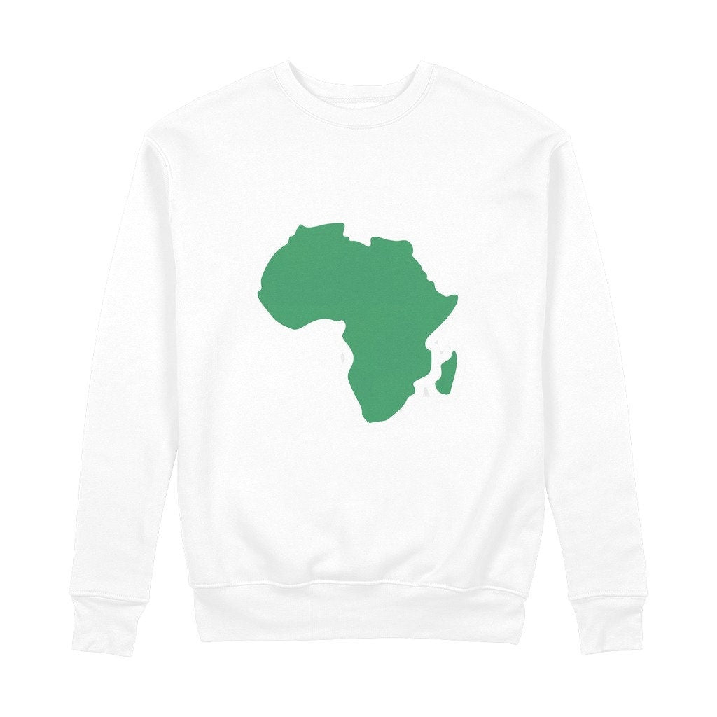 African Continent 100% Organic Cotton Sweatshirt - For Women & Men