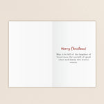 Black Mr. & Mrs. Claus Christmas African Greeting Card