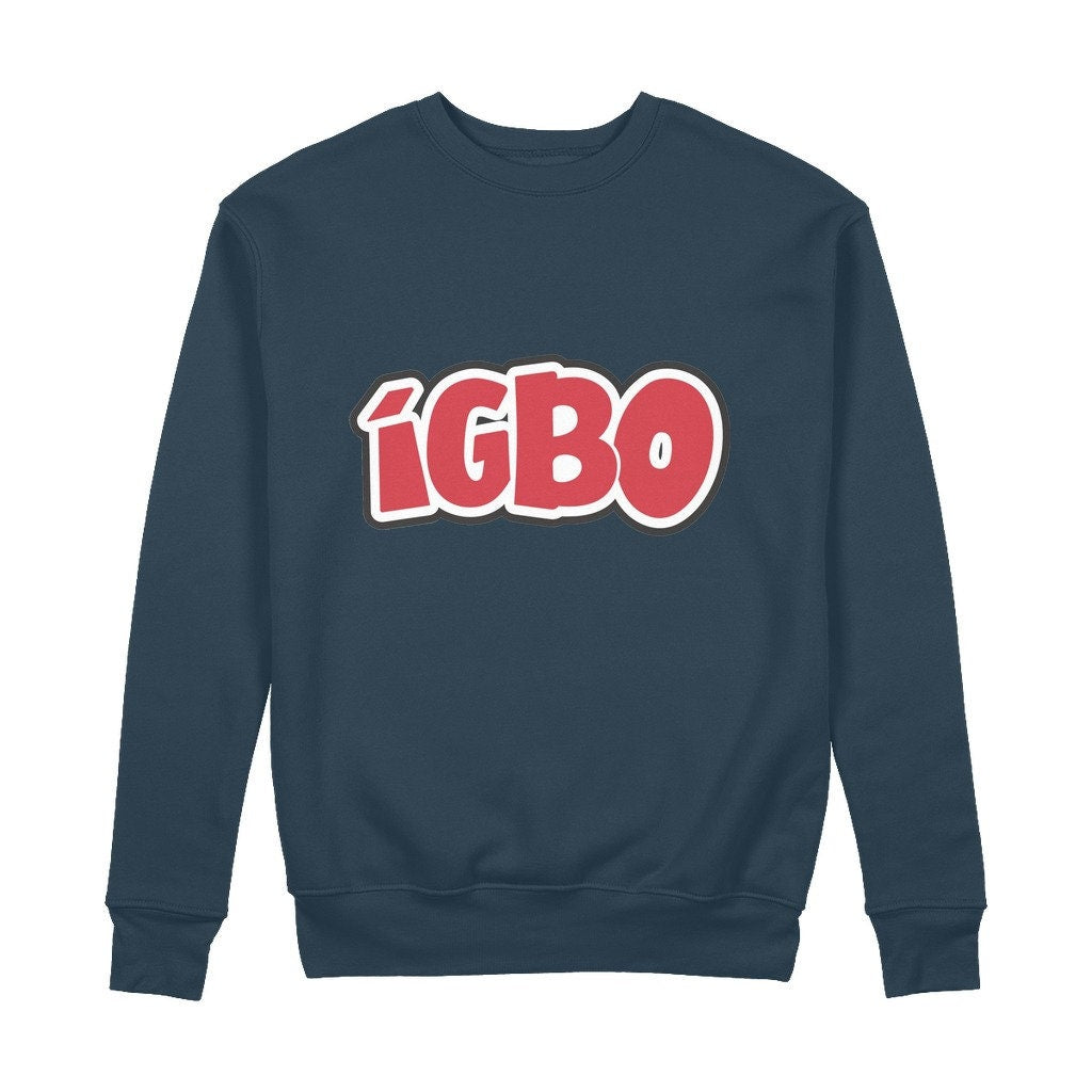 Igbo 100% Organic Cotton Sweatshirt - For Men & Women