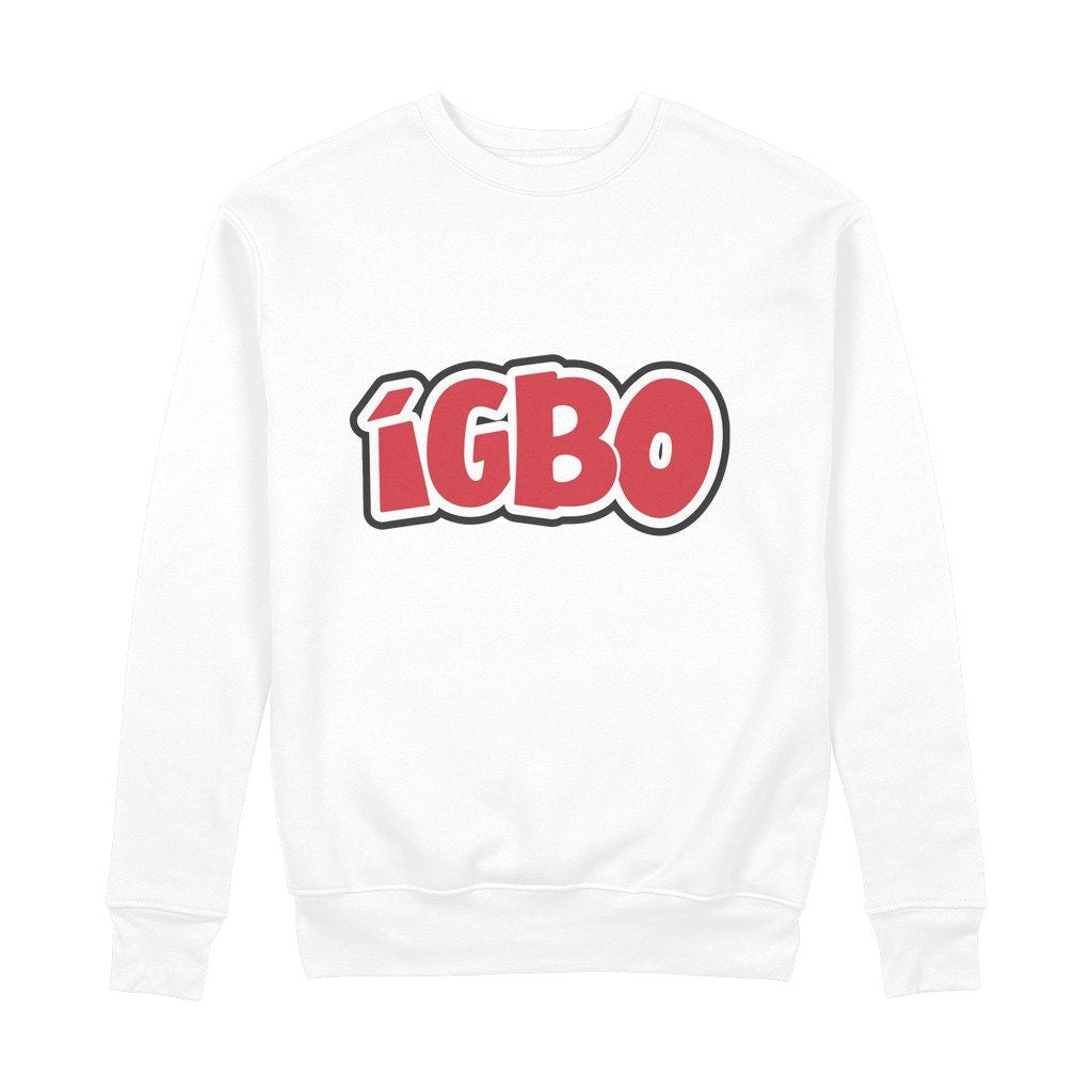 Igbo 100% Organic Cotton Sweatshirt - For Men & Women