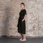 MENIQUE Loose Dress Joelle Pure Black