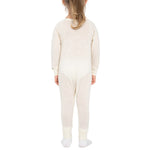 MENIQUE 100% Merino Wool Kids Romper Natural