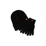 MENIQUE Knit Beanie & Gloves 2-Piece