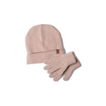 MENIQUE Knit Beanie & Gloves 2-Piece