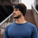 MENIQUE 100% Merino Wool Mens Headbands 3-Pack