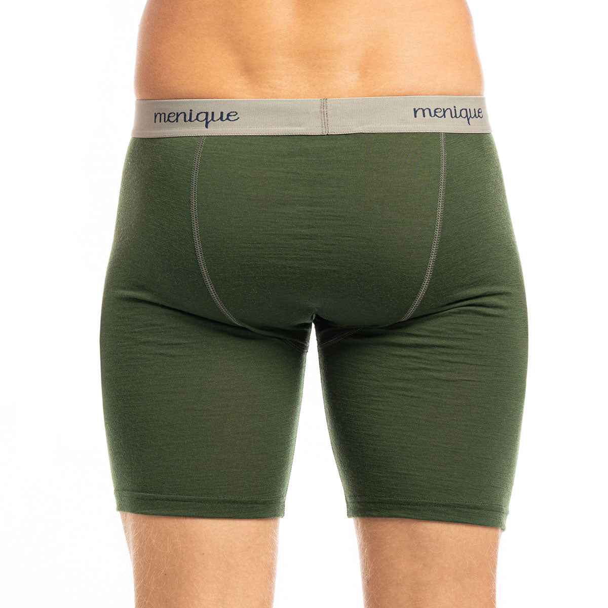 MENIQUE 100% Merino Wool Mens Boxer Briefs