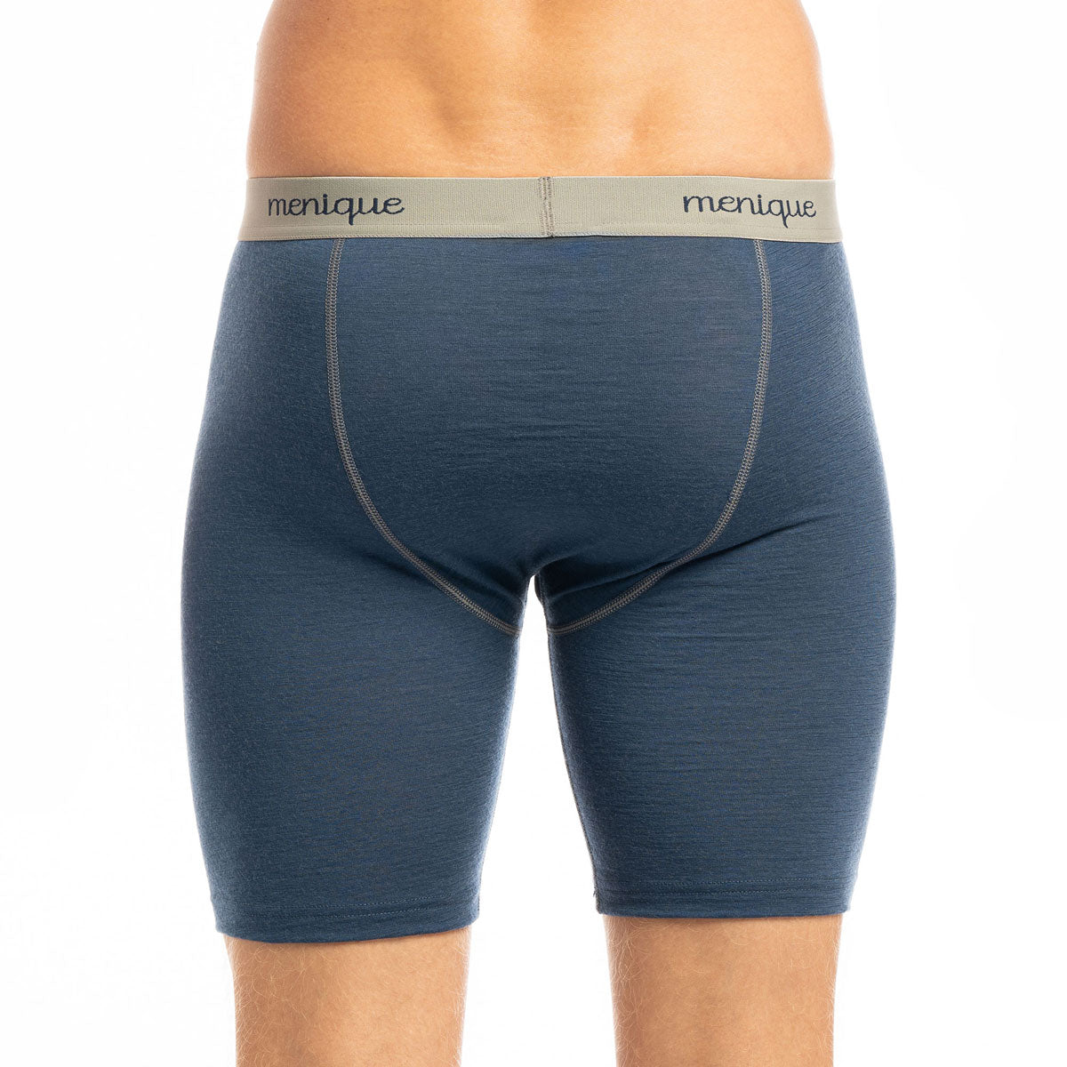 MENIQUE 100% Merino Wool Mens Boxers 3-Pack