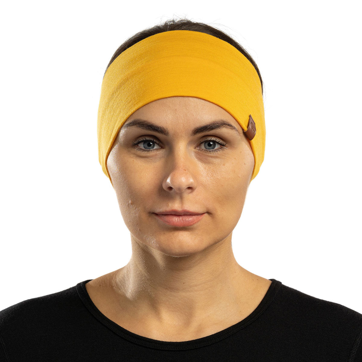 MENIQUE 100% Merino Wool Womens Headband Power Mango
