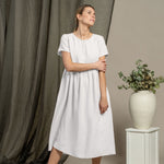 MENIQUE Smock Dress Maria Pure White