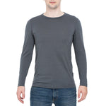 MENIQUE Long Sleeve Crew Perfect Grey