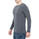 MENIQUE Long Sleeve Crew Perfect Grey