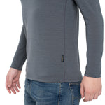 MENIQUE Long Sleeve Crew Perfect Grey