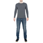 MENIQUE Long Sleeve Crew Perfect Grey