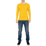 MENIQUE Long Sleeve Crew Power Mango