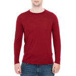 MENIQUE Long Sleeve Crew Royal Cherry