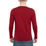 MENIQUE Long Sleeve Crew Royal Cherry