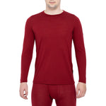 MENIQUE Long Sleeve Crew Royal Cherry