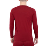 MENIQUE Long Sleeve Crew Royal Cherry