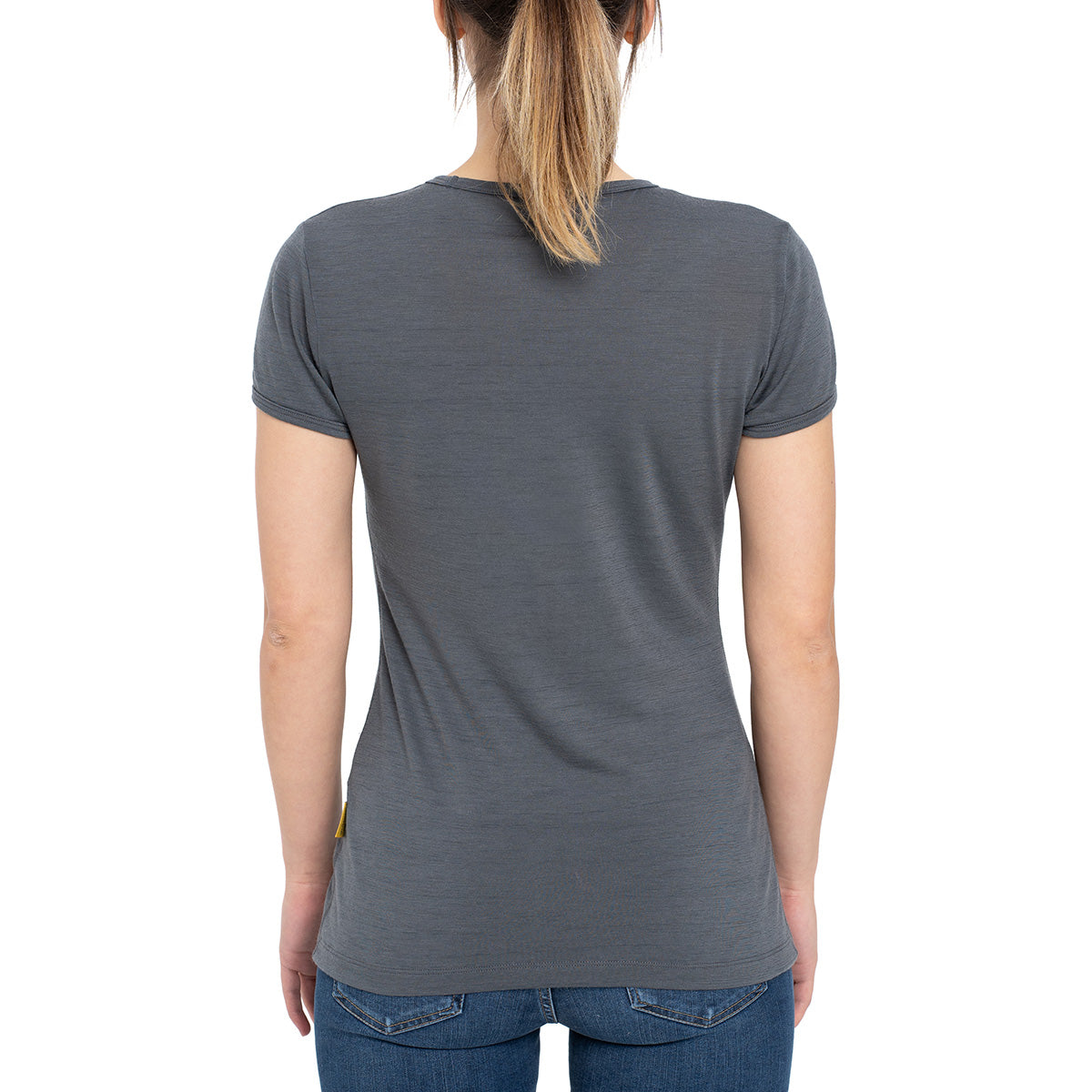 MENIQUE 100% Merino Wool Womens Shirt Perfect Grey