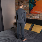 MENIQUE Long Sleeve & Bottom 2-Piece Perfect Grey