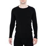 MENIQUE Long Sleeve Crew Black