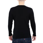 MENIQUE Long Sleeve Crew Black