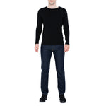 MENIQUE Long Sleeve Crew Black