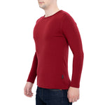 MENIQUE Long Sleeve Crew Royal Cherry