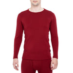 MENIQUE Long Sleeve Crew Royal Cherry