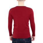 MENIQUE Long Sleeve Crew Royal Cherry