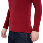 MENIQUE Long Sleeve Crew Royal Cherry