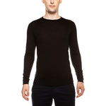 MENIQUE Long Sleeve Crew Black