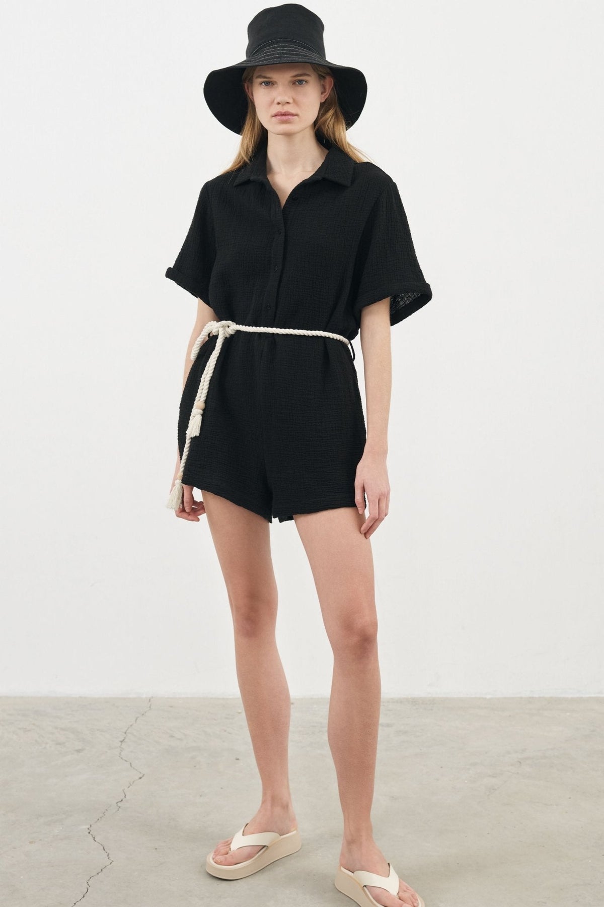 THE HAND LOOM Mia Romper