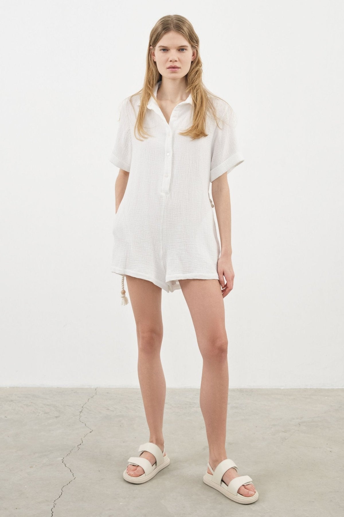 THE HAND LOOM Mia Romper