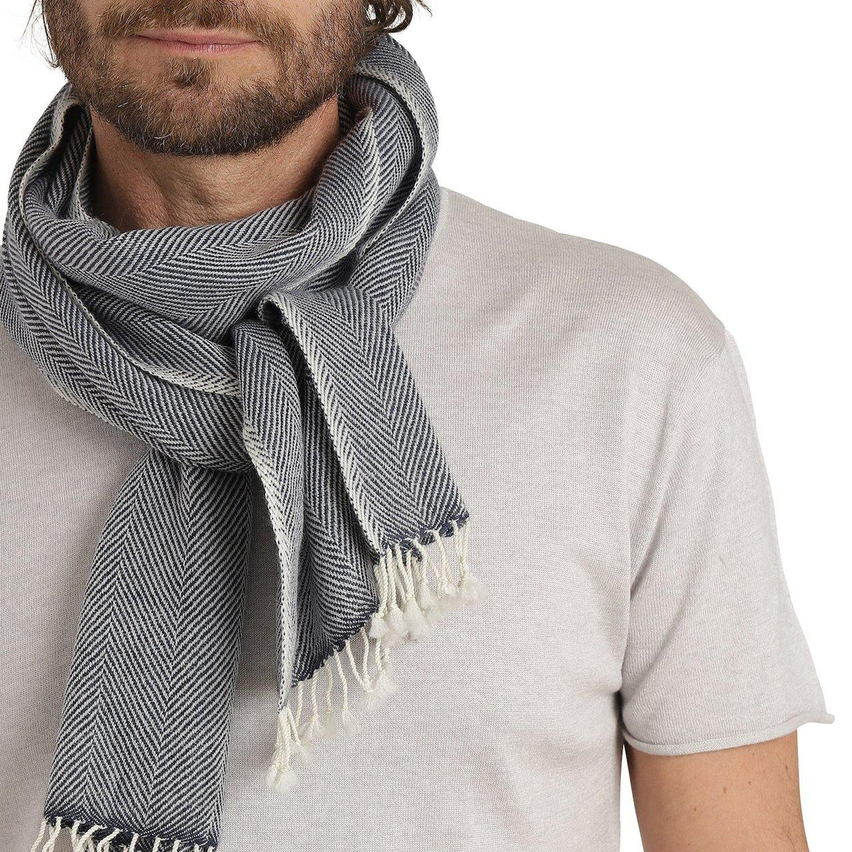 CARE BY ME 100% Cashmere Mens Michael Scarf