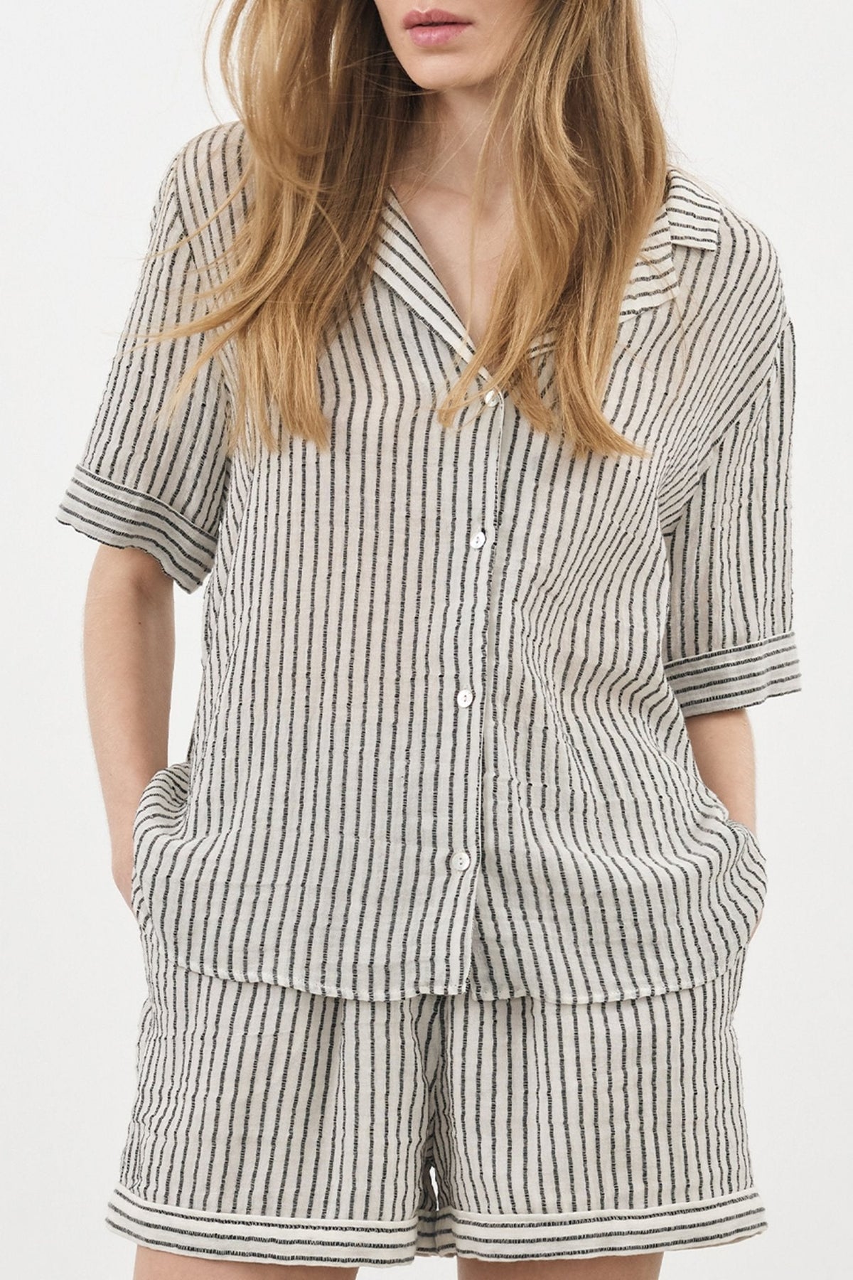 THE HAND LOOM Ocean Shirt Stripes