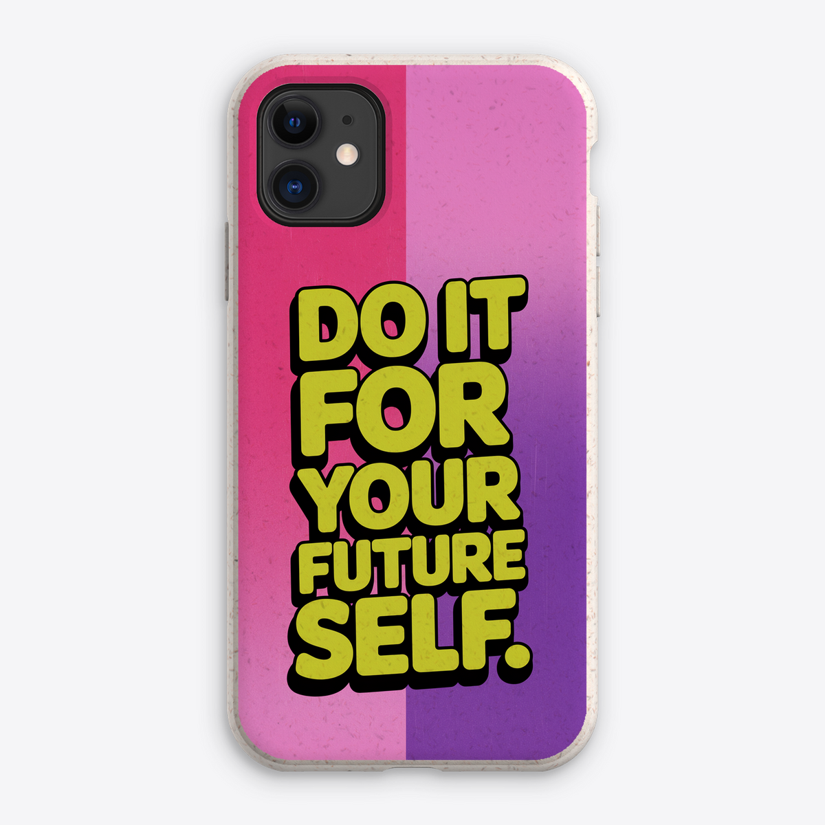 Do It For Your Future Self Quote Biodegradable Bamboo Iphone Case