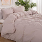 Pure Serenity Solid Organic Cotton Duvet Cover & Pillowcase Set