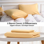 Pure Serenity Solid Organic Cotton Duvet Cover & Pillowcase Set