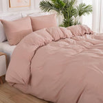 Pure Serenity Solid Organic Cotton Duvet Cover & Pillowcase Set