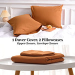 Pure Serenity Solid Organic Cotton Duvet Cover & Pillowcase Set