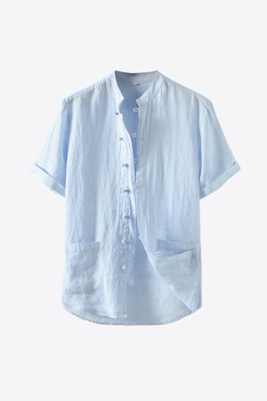 Blue Skies 100% Linen Men's Shirt