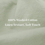 Pure Serenity Solid Organic Cotton Duvet Cover & Pillowcase Set