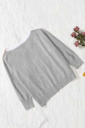 Sand Mirage Double Take V-Neck Cotton Sweater | Hypoallergenic - Allergy Friendly - Naturally Free