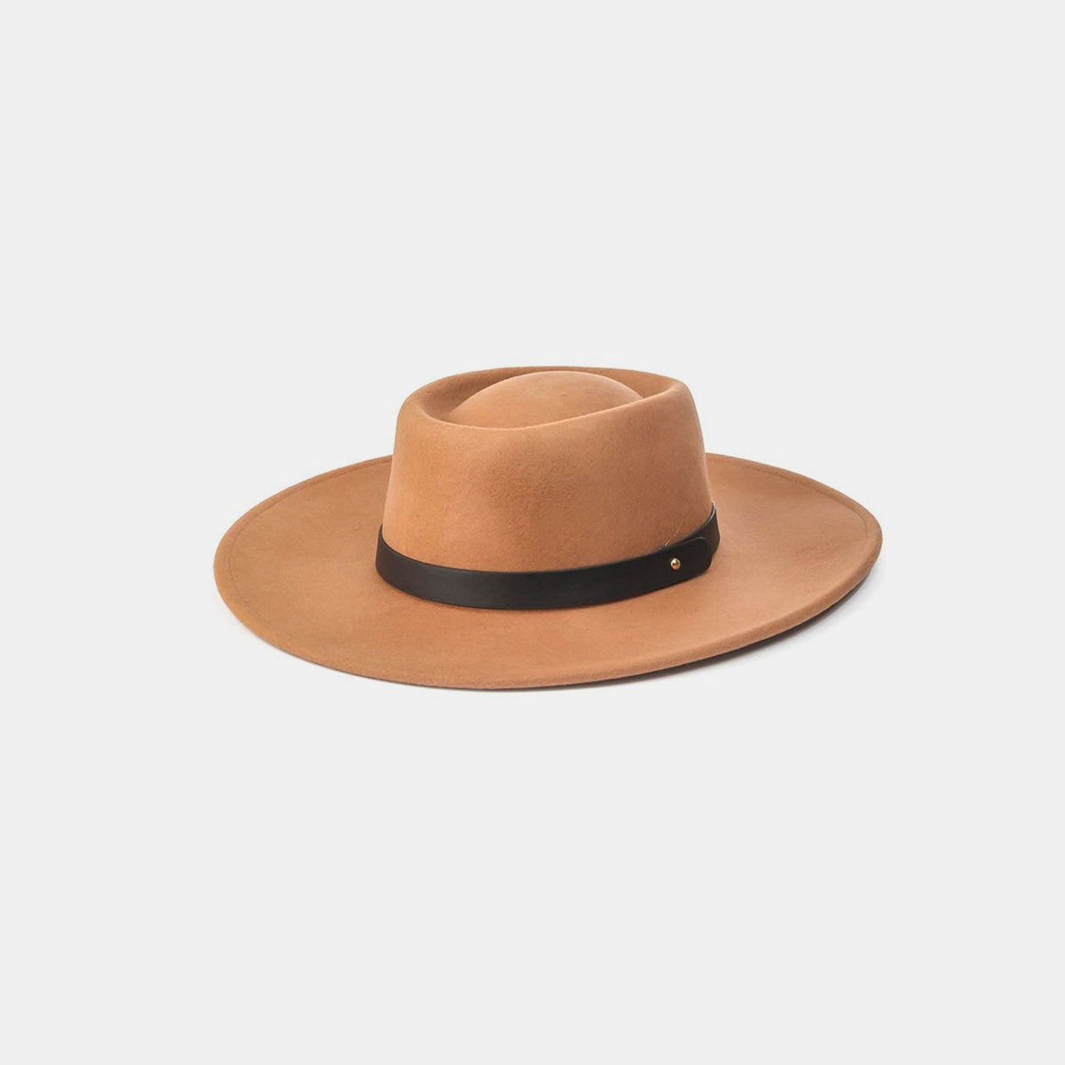 Western Meadows Fedora Wool Vegan Leather Womens Hat