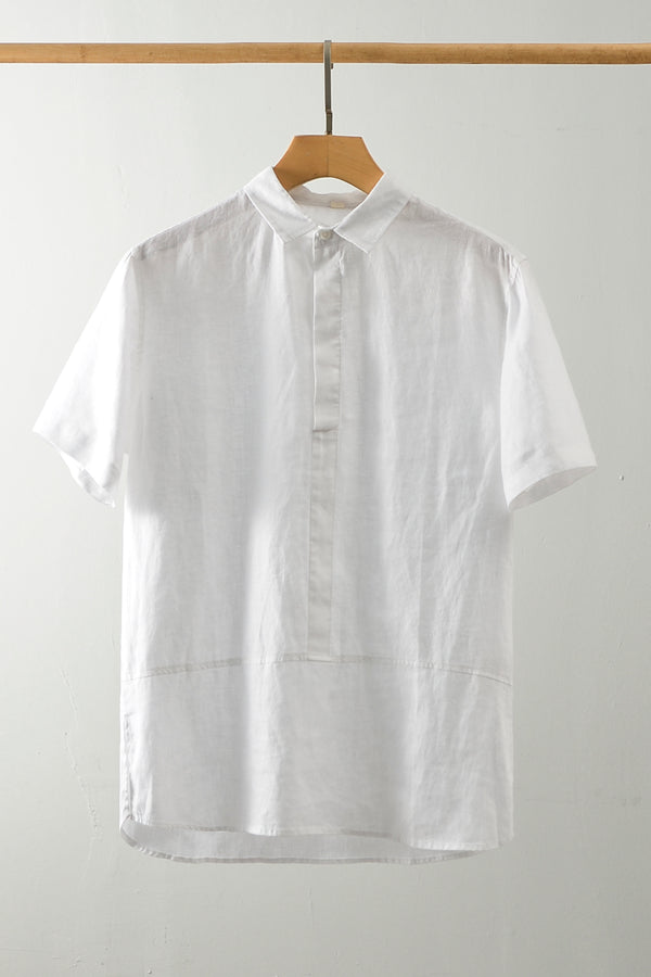 Frost Meadow 100% Linen Men's Shirt