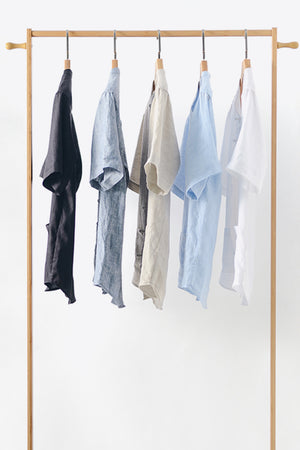 Blue Skies 100% Linen Men's Shirt